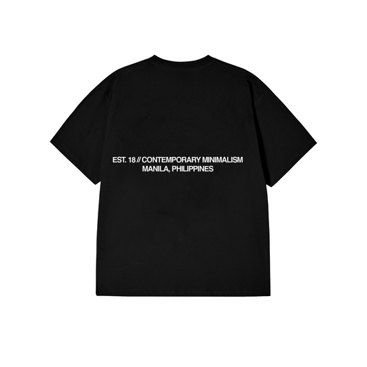 Mnml Manila Logo T-shirt - Black