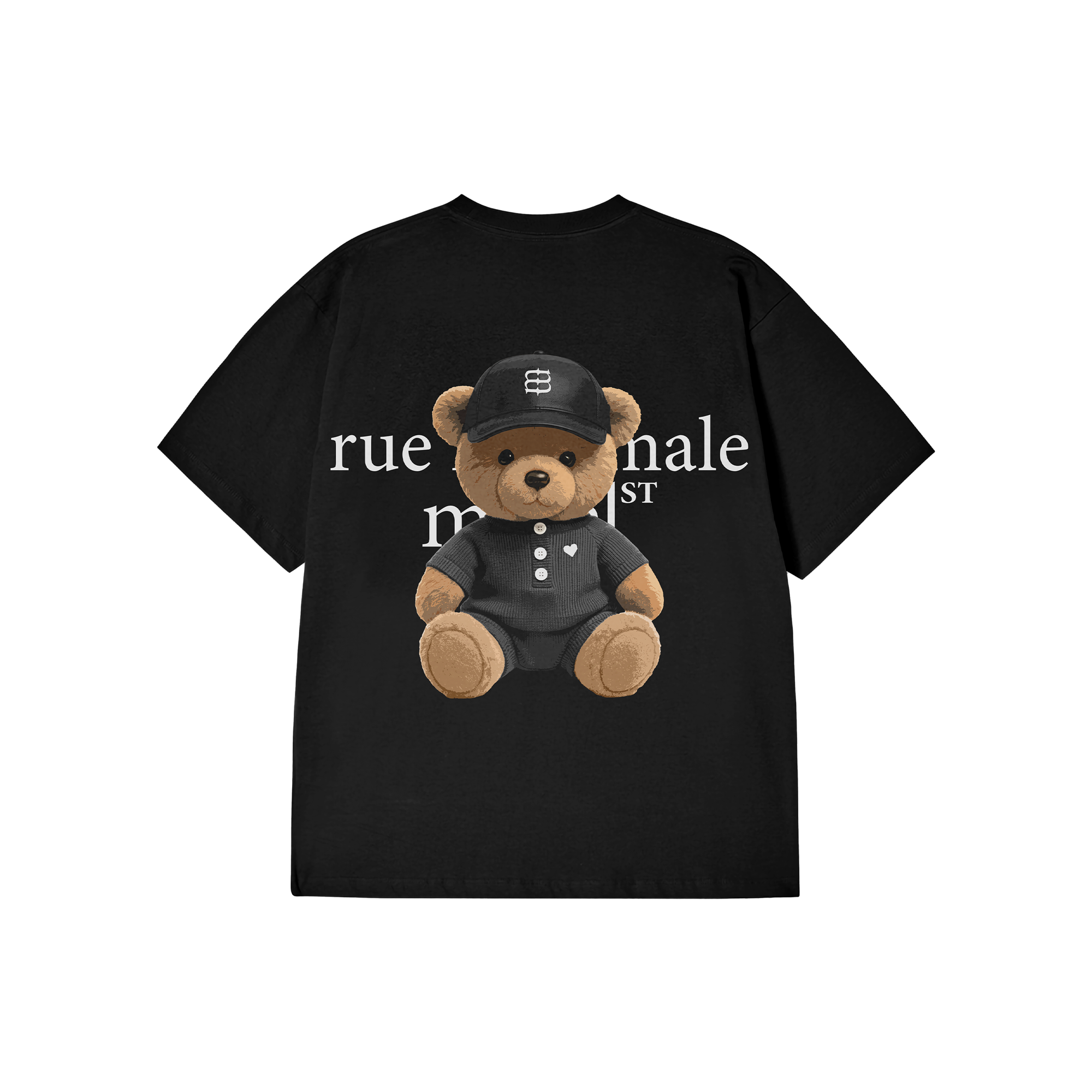 Bear Logo T-shirt - Black