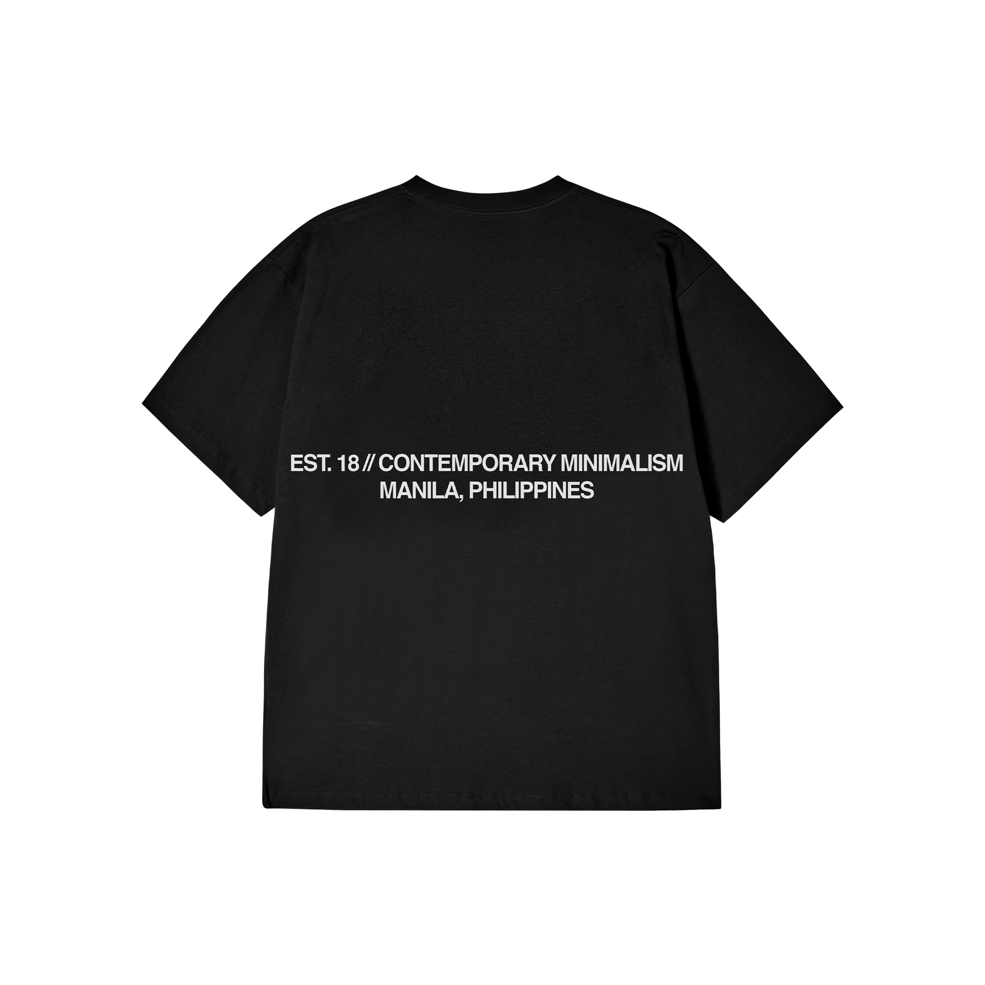 Mnml Manila Logo T-shirt - Black