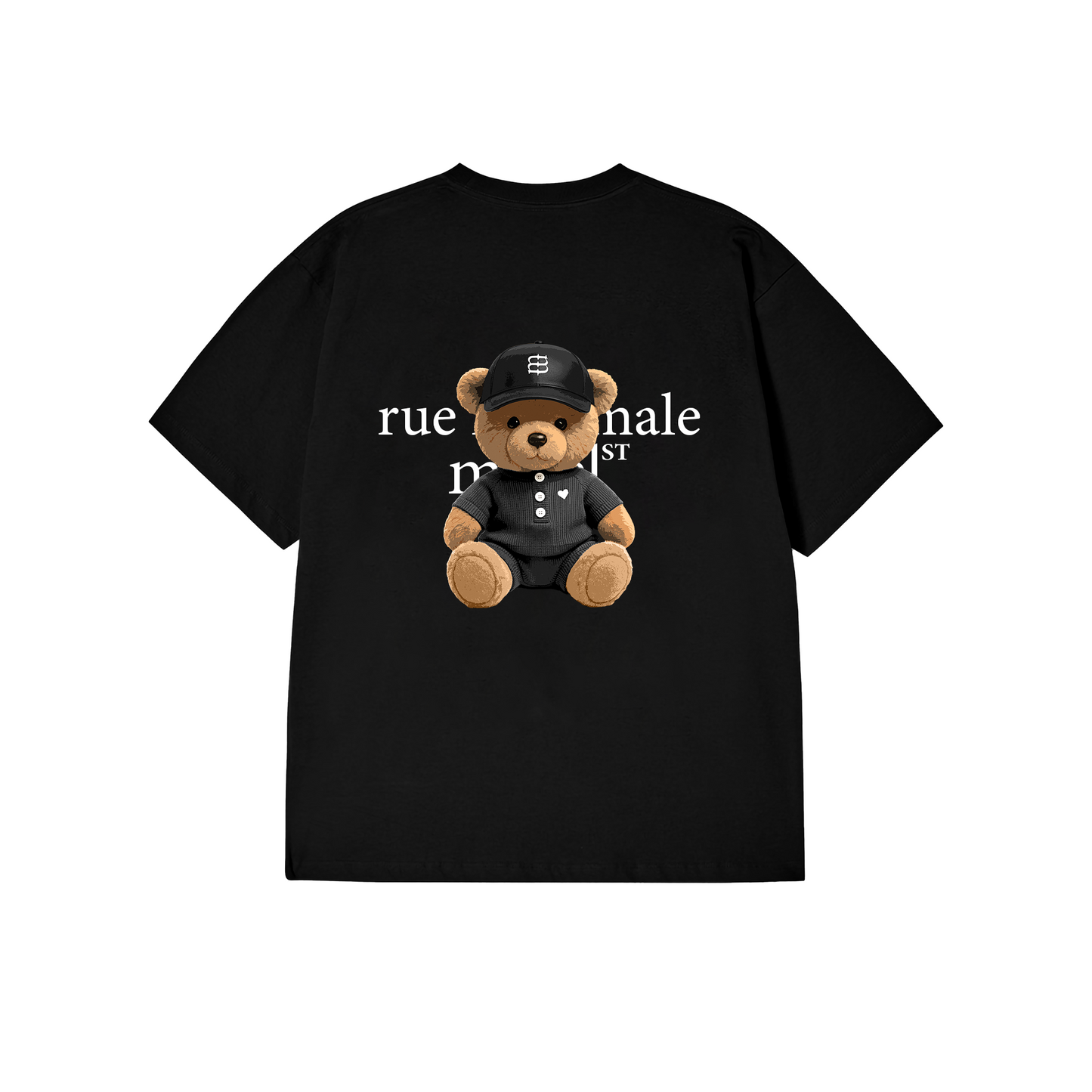 Bear Logo T-shirt - Black