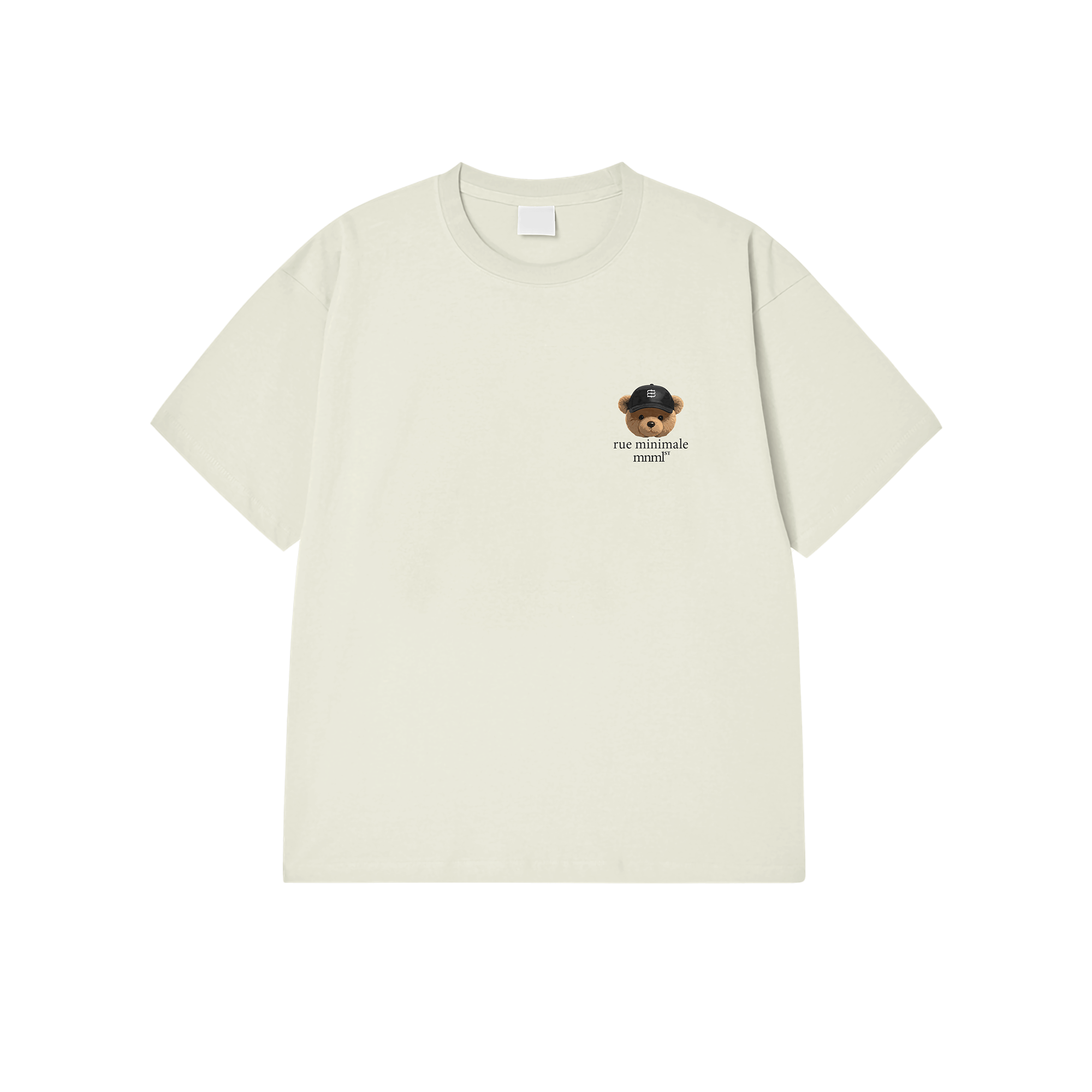 Bear Logo T-shirt - Cream