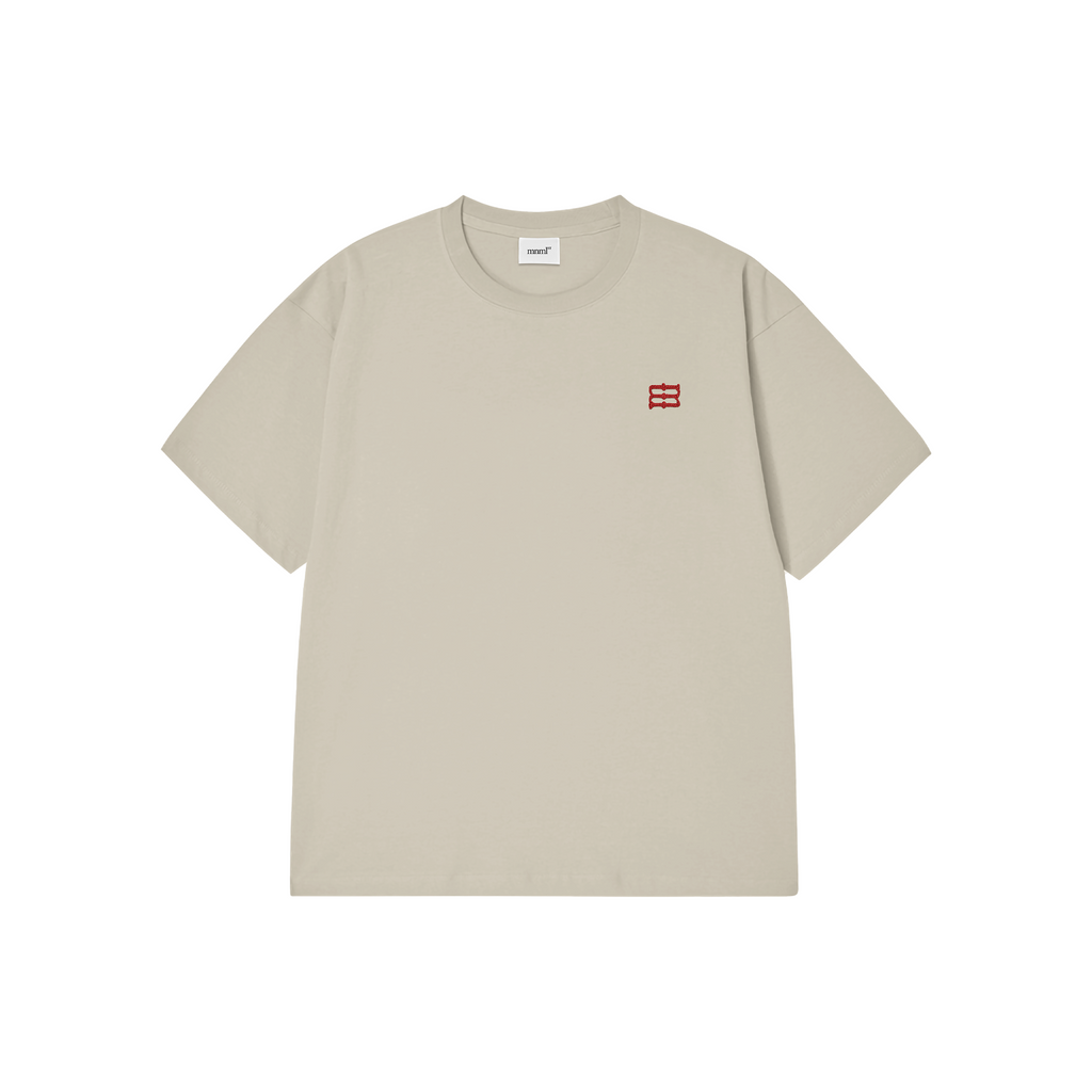 Mbroid Logo T-shirt - Cream