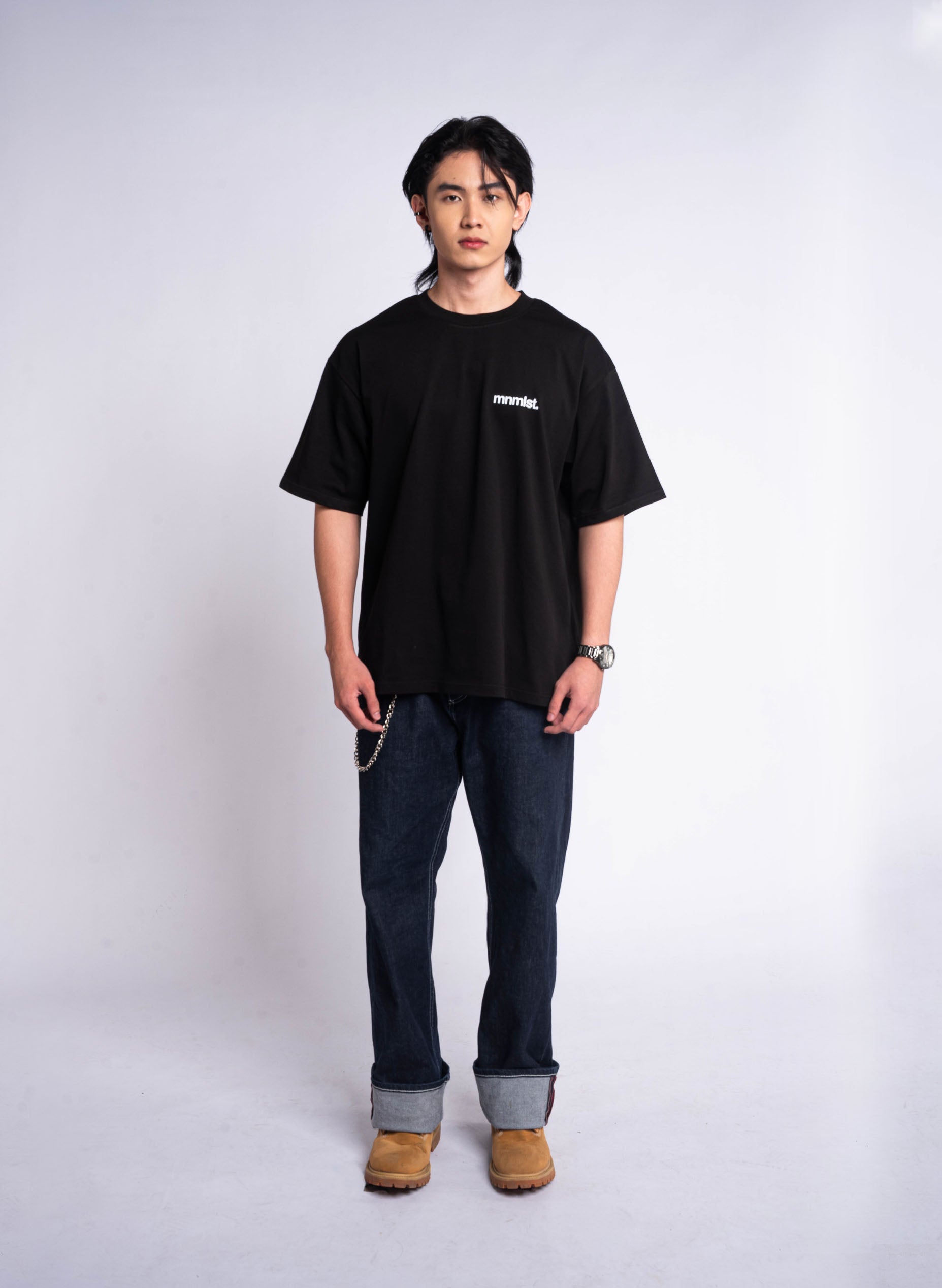Mnml Manila Logo T-shirt - Black