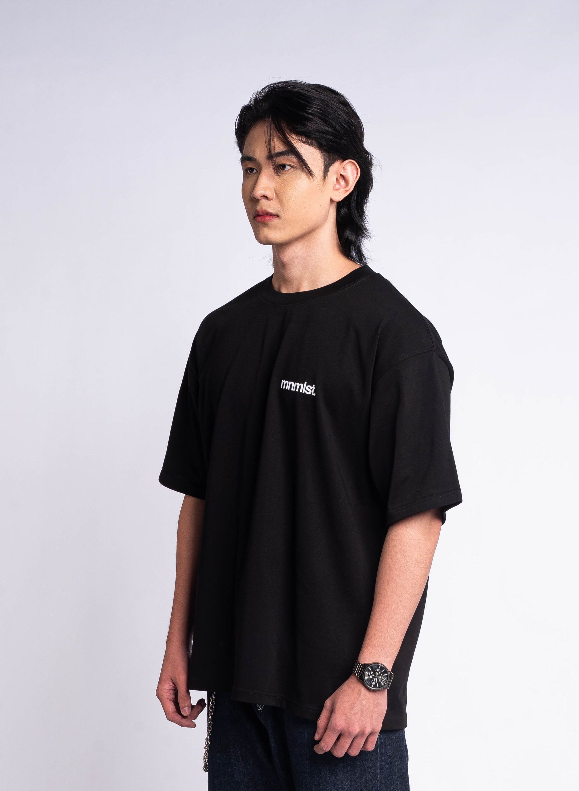 Mnml Manila Logo T-shirt - Black