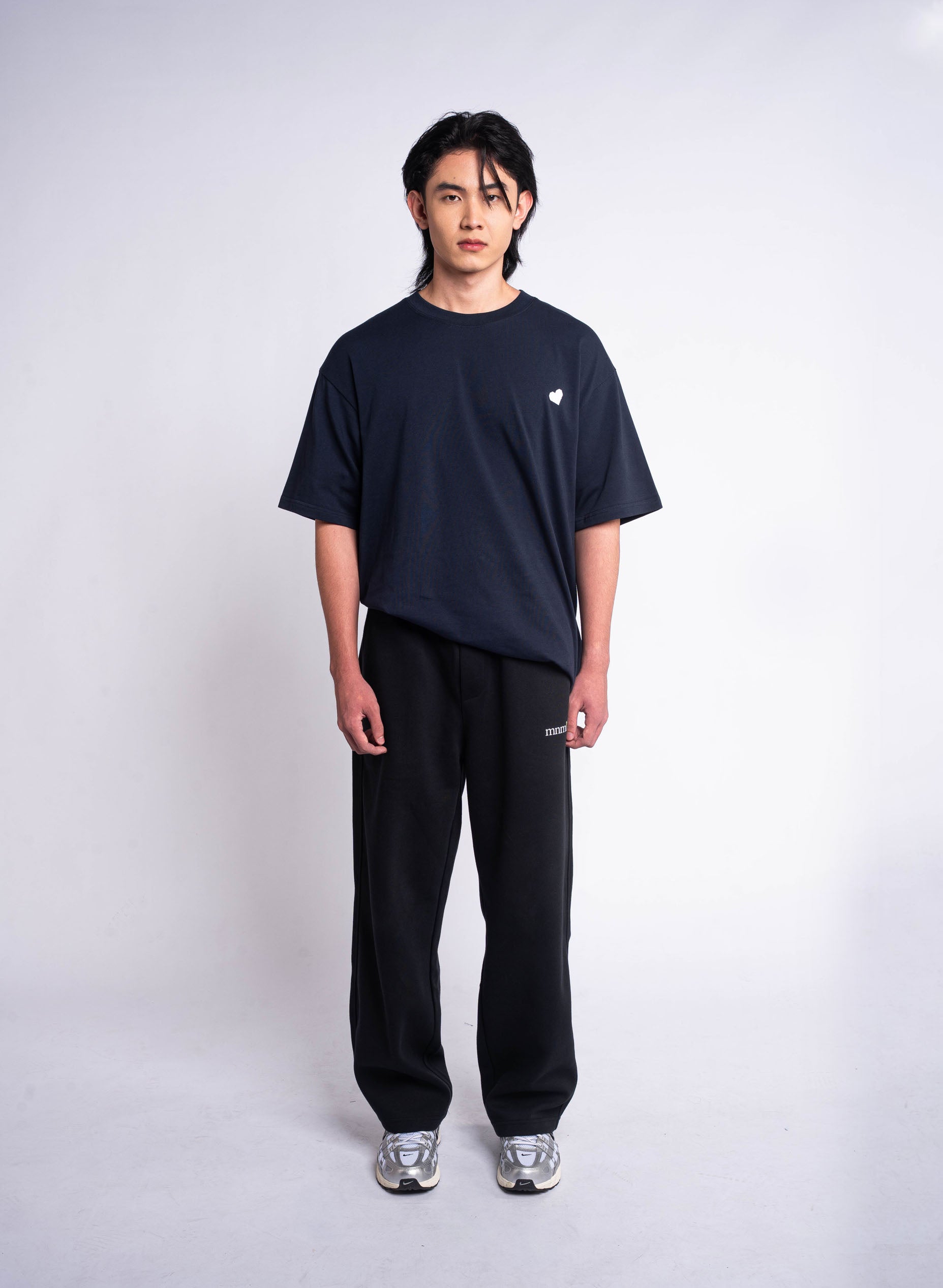 Heart Logo T-shirt - Navy blue