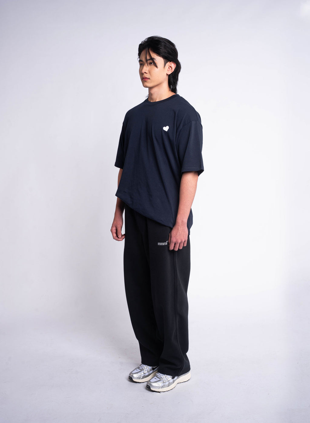 Heart Logo T-shirt - Navy blue