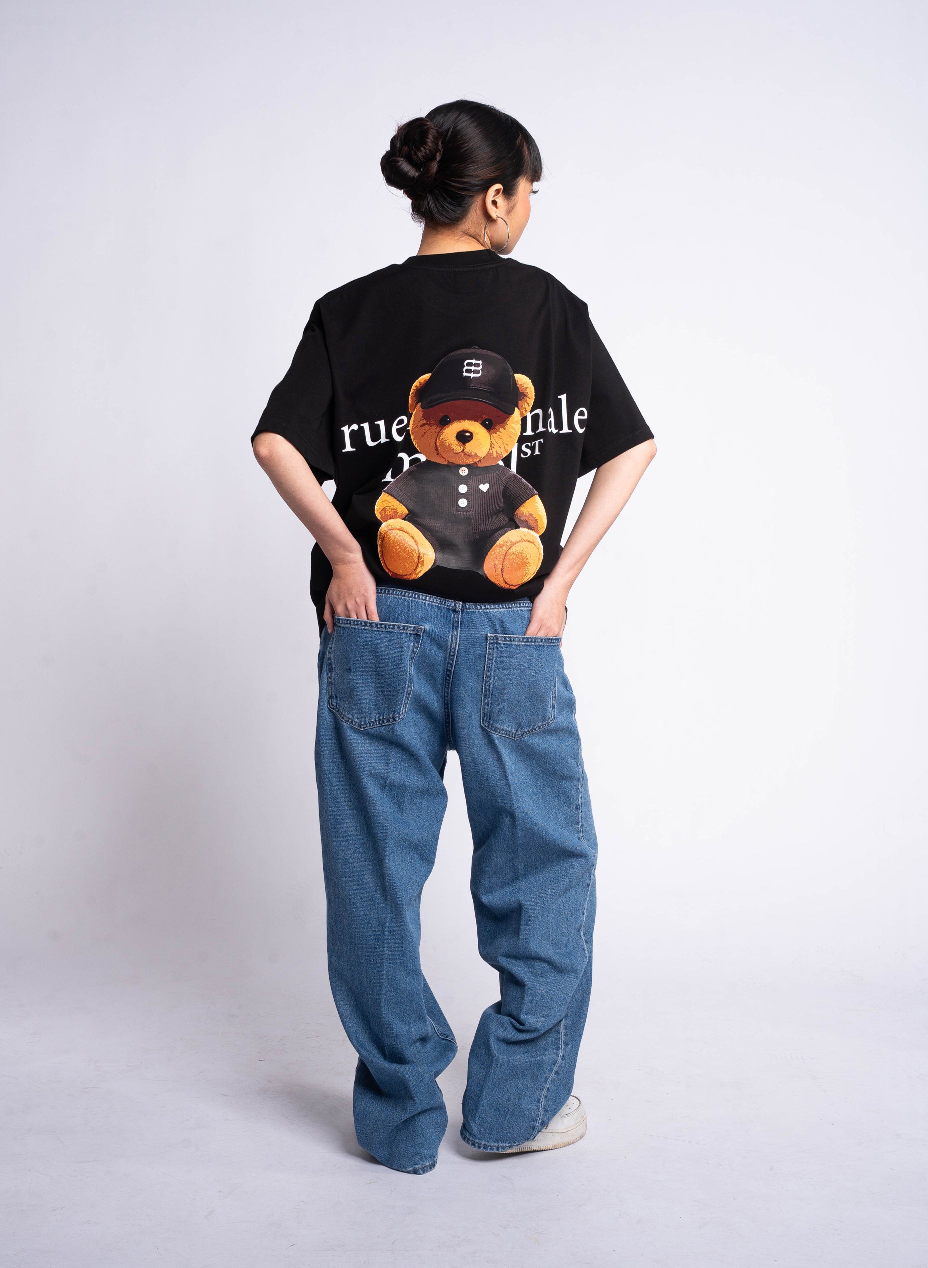 Bear Logo T-shirt - Black