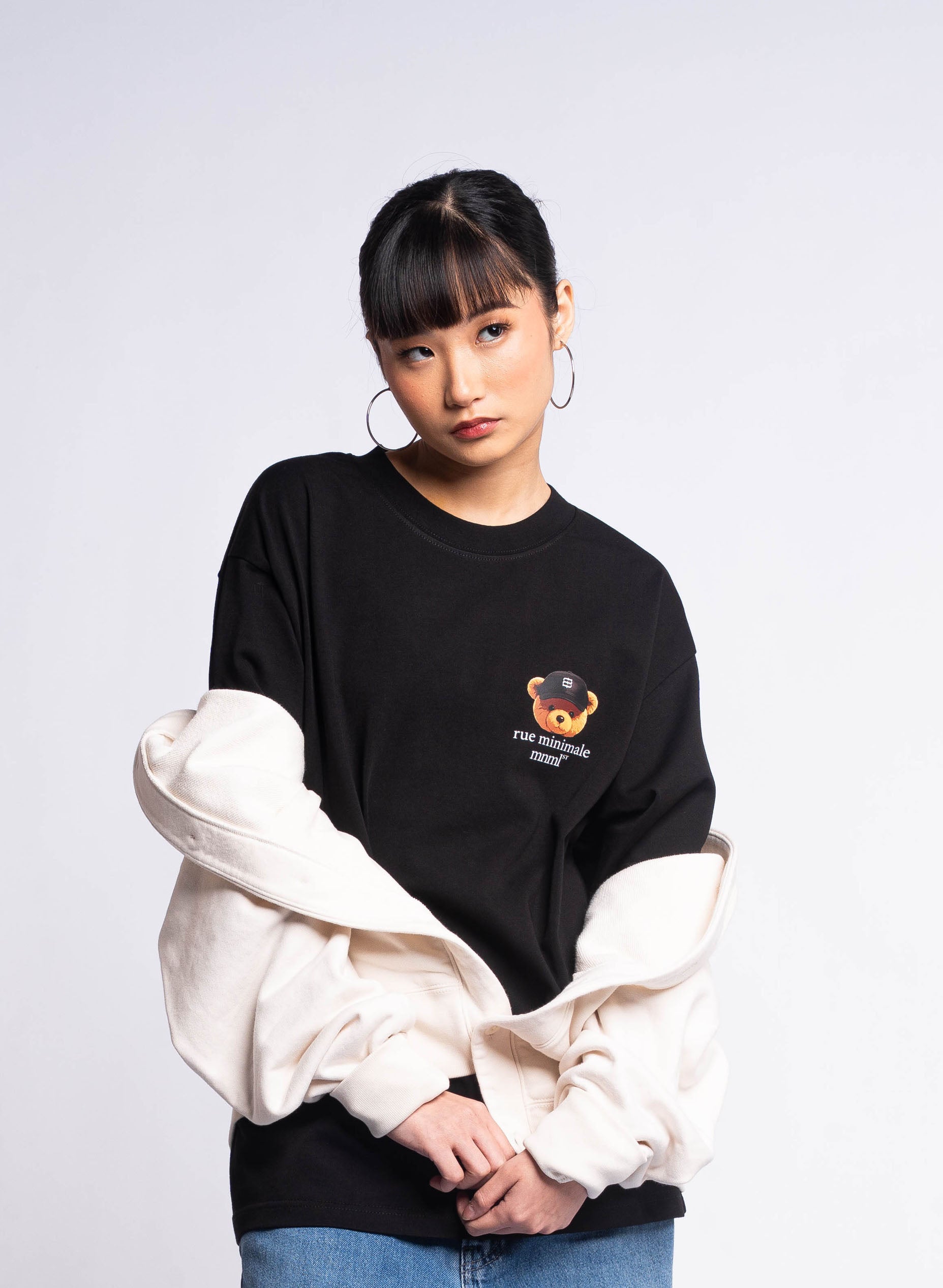 Bear Logo T-shirt - Black