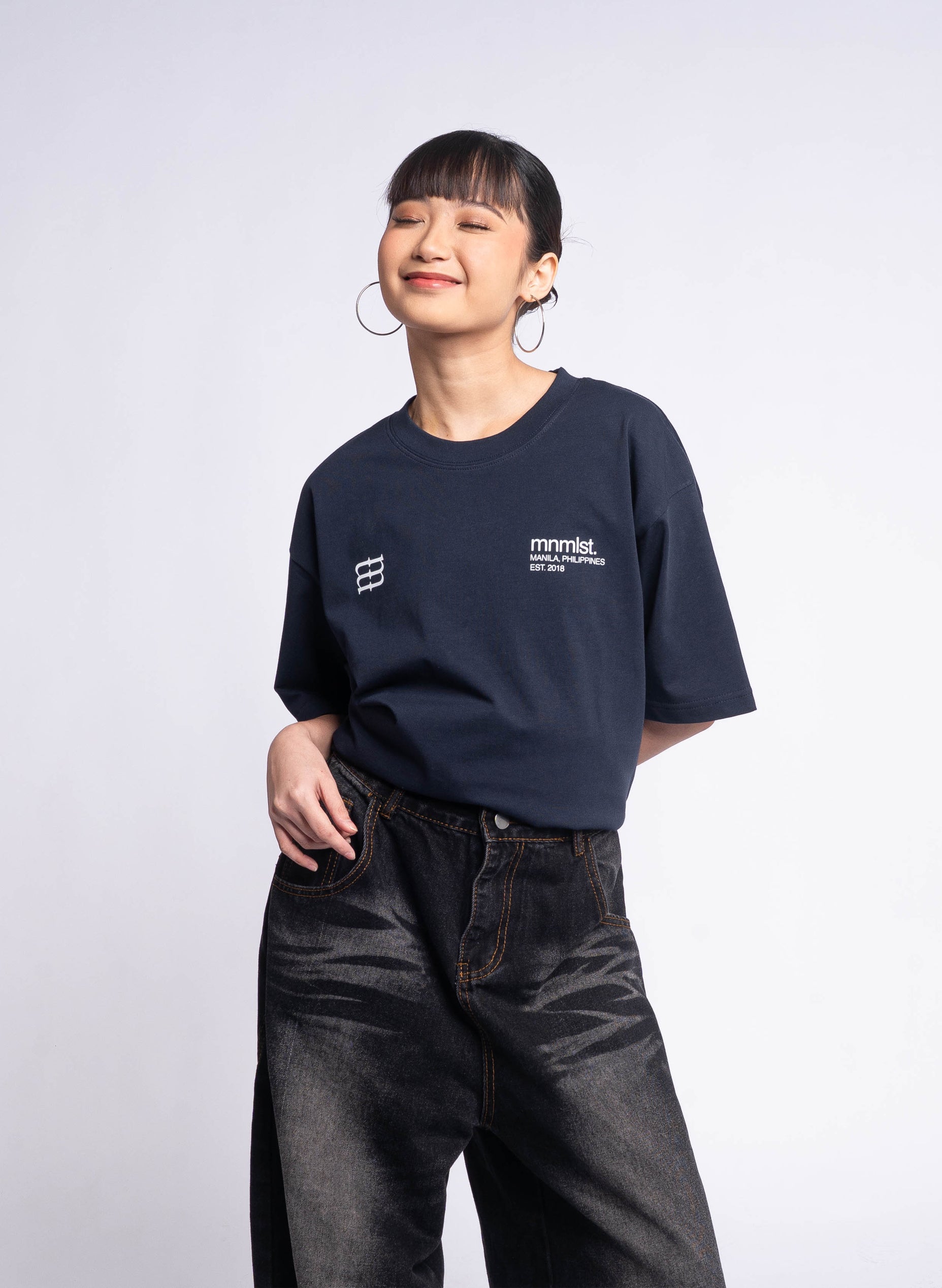 Modern Simplicity Logo T-shirt - Navy blue