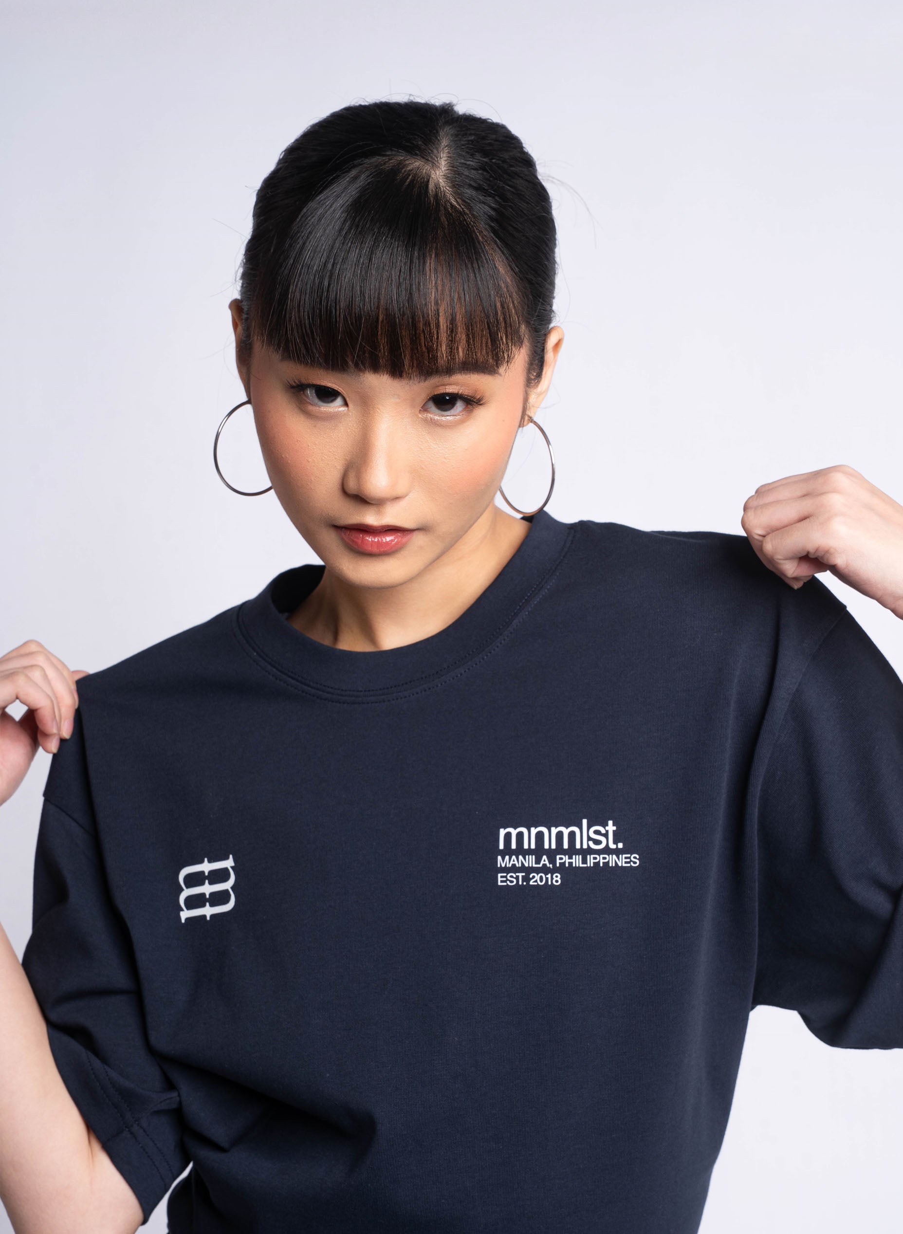 Modern Simplicity Logo T-shirt - Navy blue