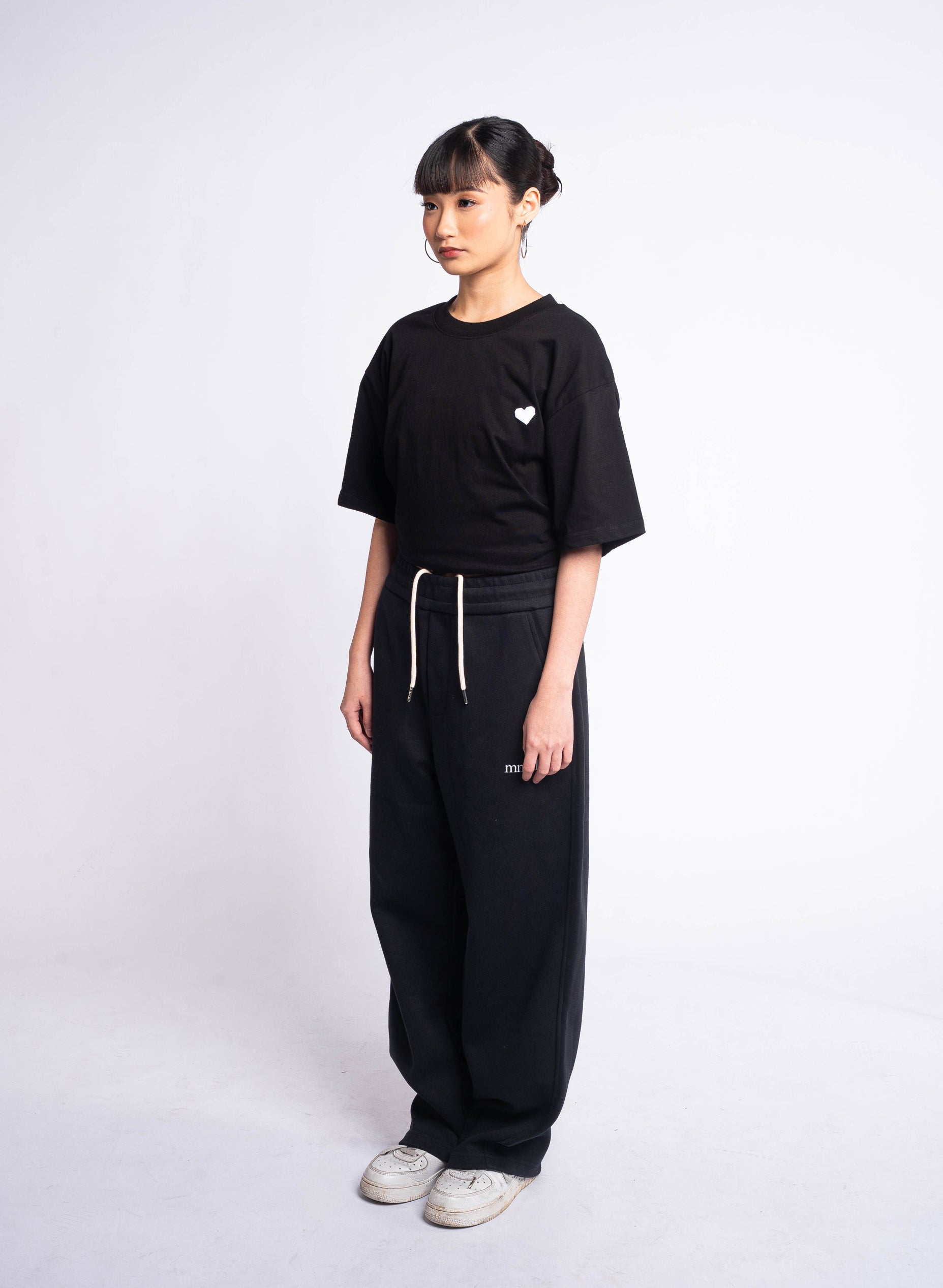 Heart Logo T-shirt - Black