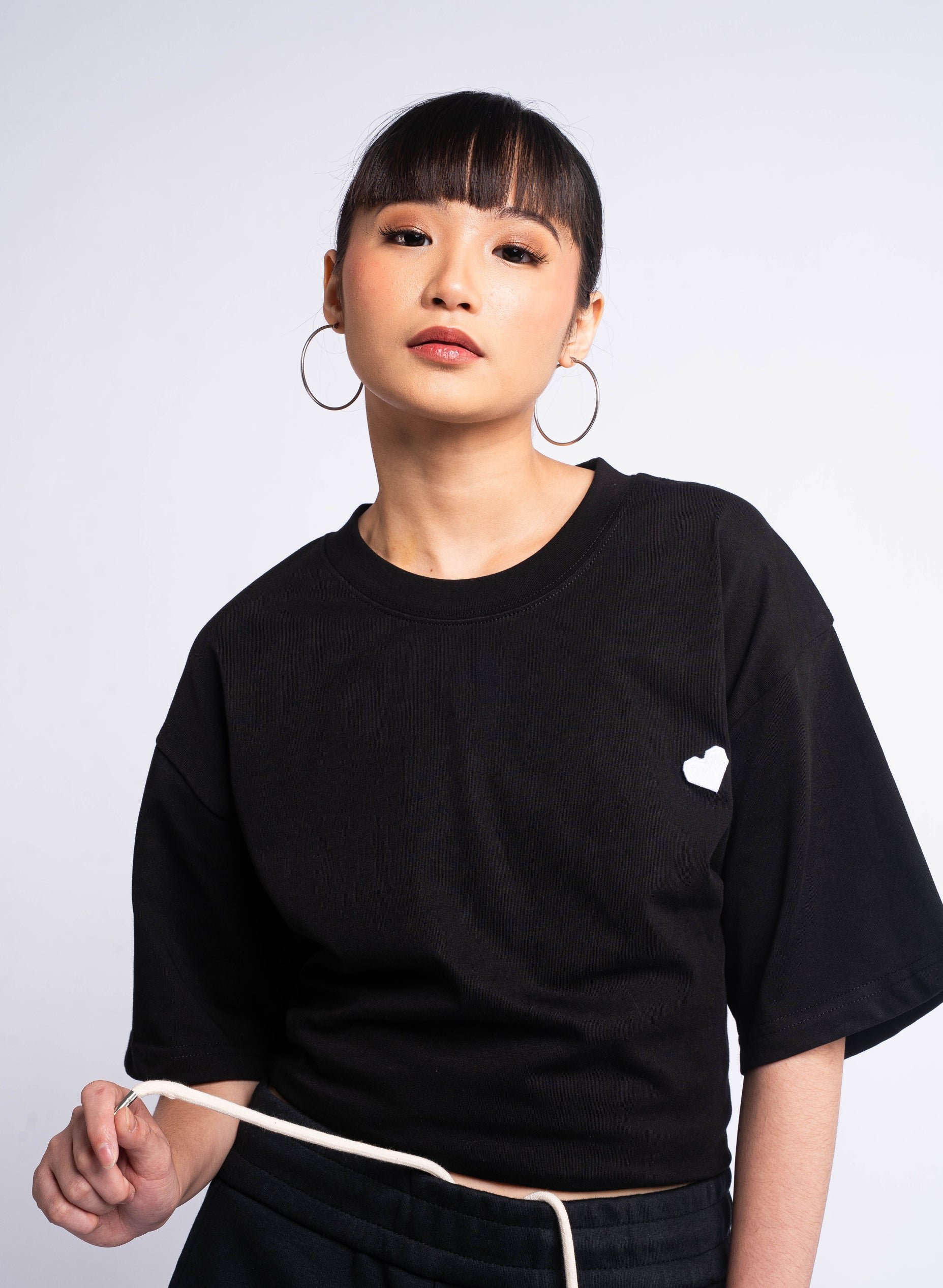 Heart Logo T-shirt - Black
