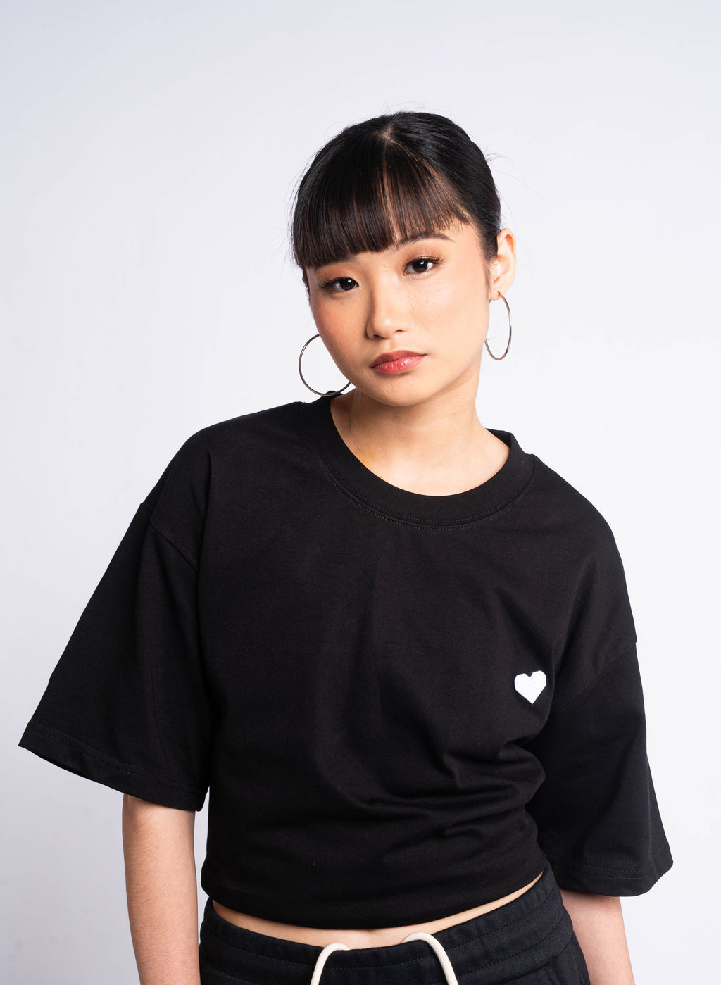 Heart Logo T-shirt - Black