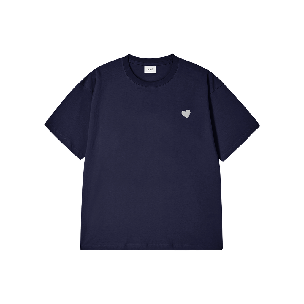 Heart Logo T-shirt - Navy blue