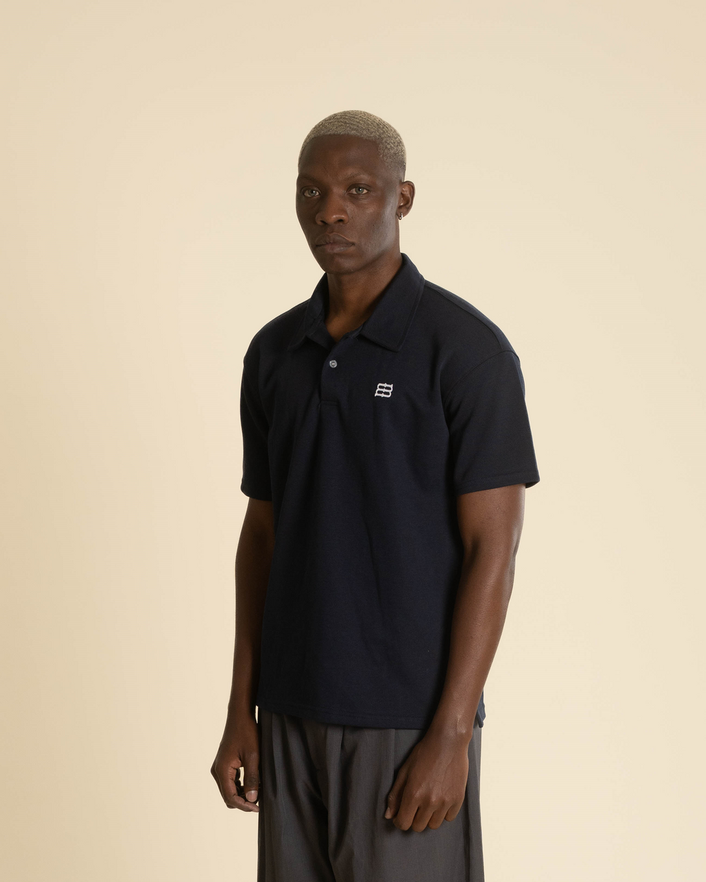 Mbroid Logo Polo-shirt - Navy Blue