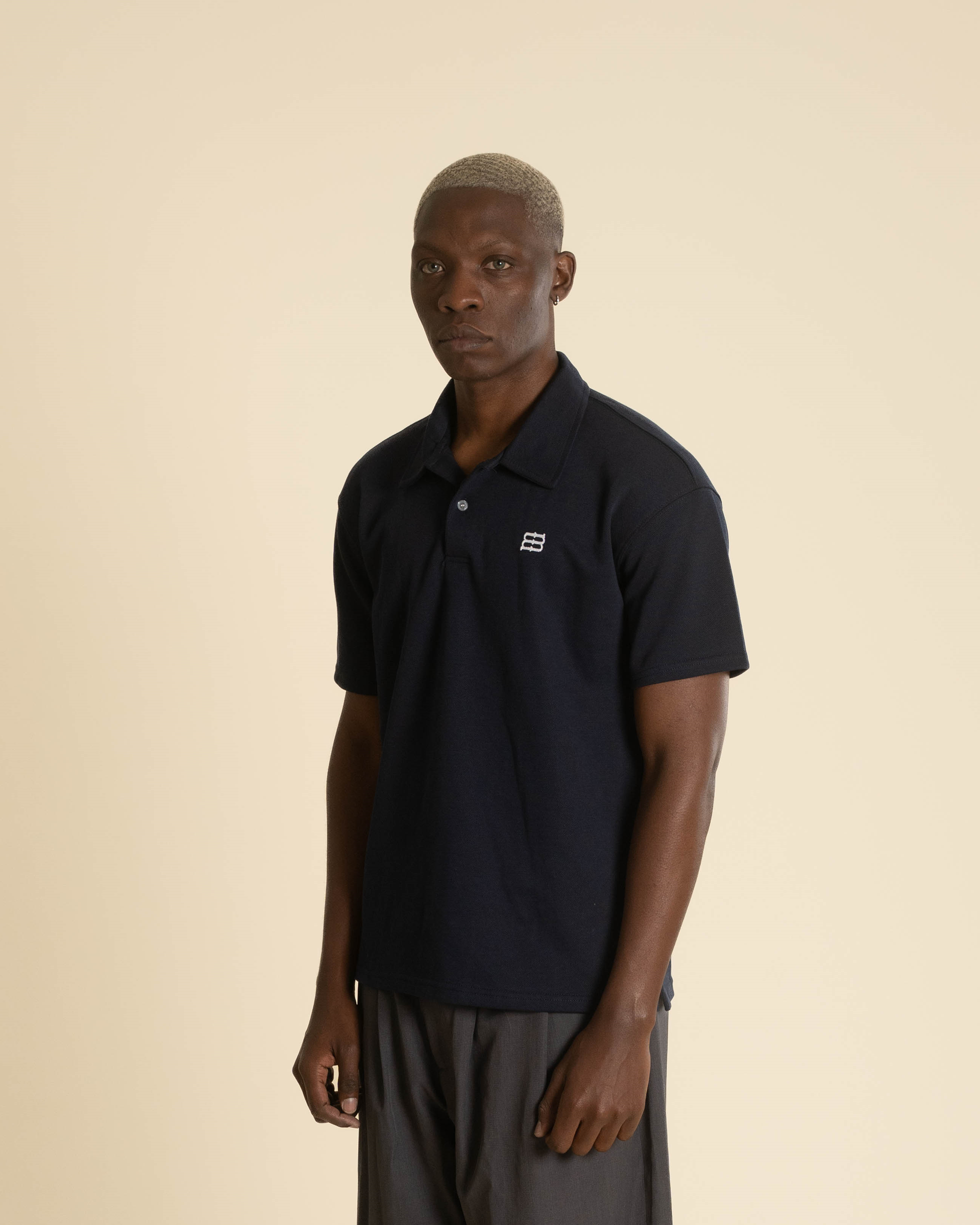 Mbroid Logo Polo-shirt - Navy Blue