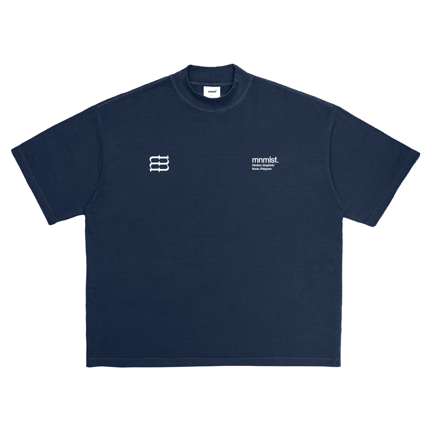 Modern Simplicity Logo T-shirt - Navy blue