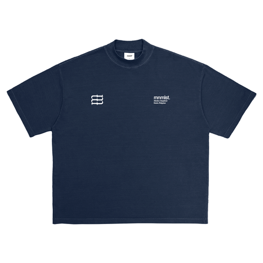Modern Simplicity Logo T-shirt - Navy blue