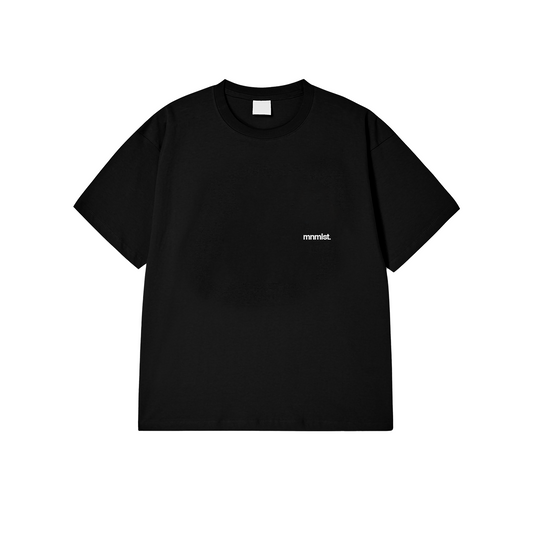 Mnml Manila Logo T-shirt - Black